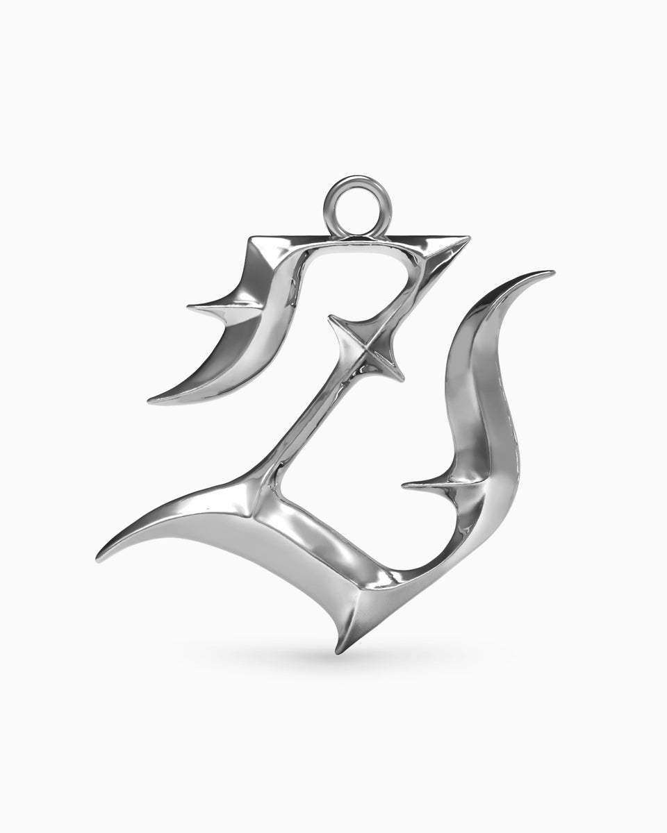 Blackletter Charms Z | Ask & Embla - 925 sterling silver letter charms