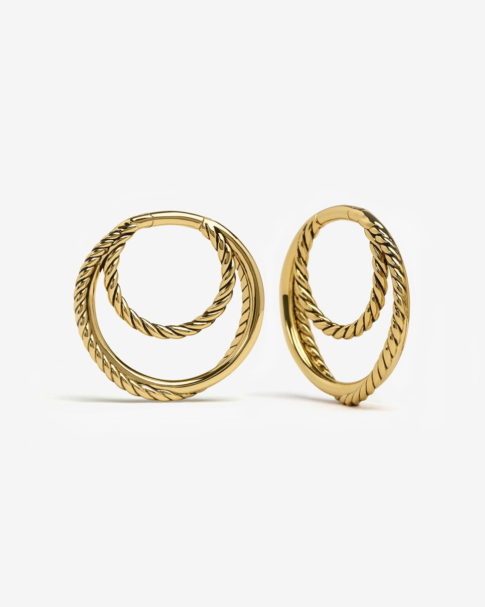 ESSA HOOP HANGERS Stretched Ear Jewelry Ear Hangers