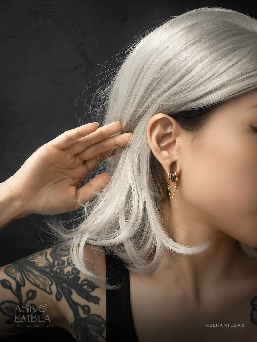 Classic Chain Ring Stacks In Titanium