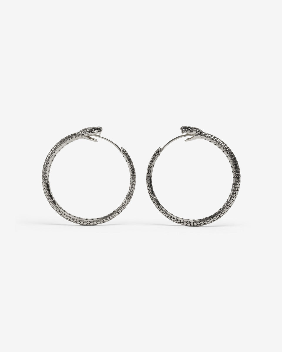 Buy Simply Silver 925 40mm Sleeper Hoop Earrings from Next India