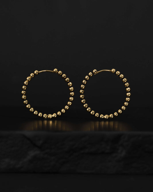 Sol Beaded Earrings (Medium) - Huggies - Ask and Embla