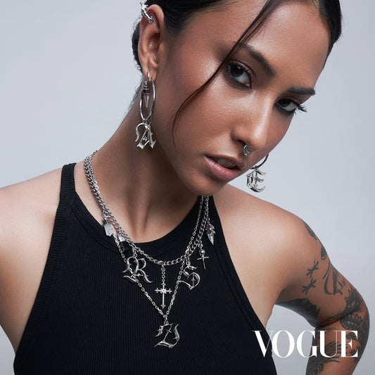 VOGUE SINGAPORE: BLACKLETTER CHARMS