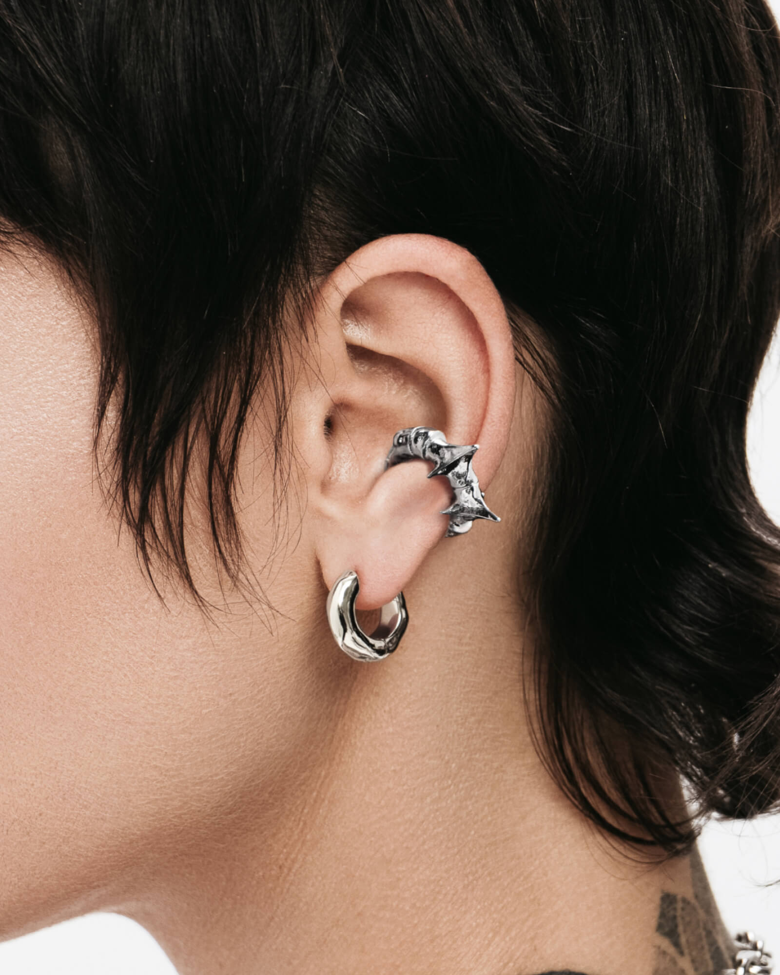 Vortex Ear Cuff-Ear Cuff- Gold - - Ask & Embla