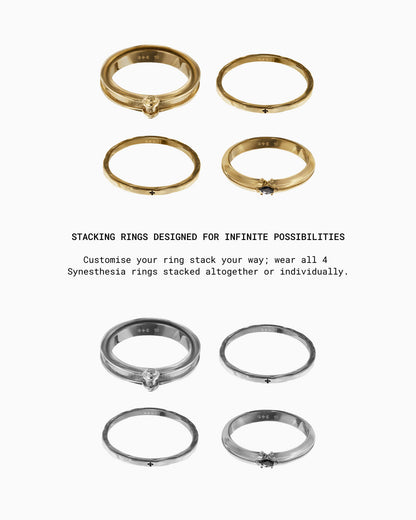 Synesthesia Ring Set-Rings- Gold - US6 - Ask & Embla