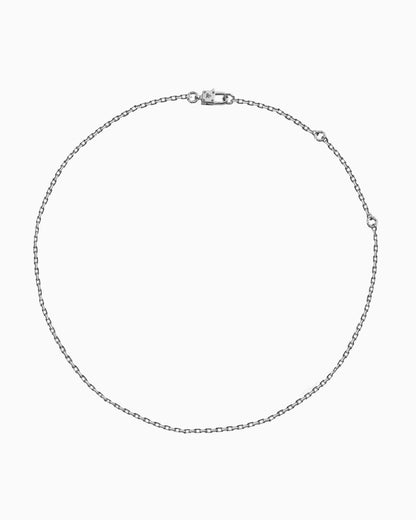 Synth Necklace – 925 Silver-Chain Necklace- Silver - 55 CM - Ask & Embla