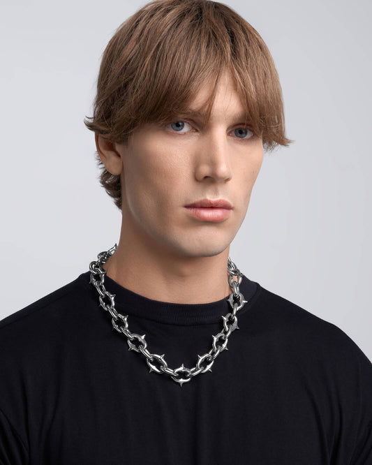 UNHOLY GRAIL Necklace-Chain Necklace- Silver - Medium - Ask & Embla