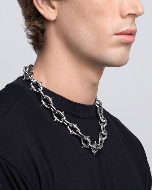 UNHOLY GRAIL Necklace-Chain Necklace- Silver - Medium - Ask & Embla
