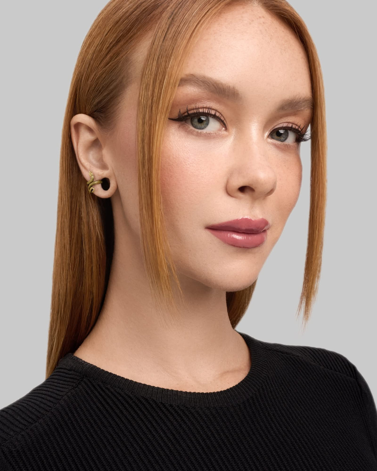 Sin Serpent Lobe Cuffs™️-Lobe Cuffs™- 7mm - Gold - Ask & Embla
