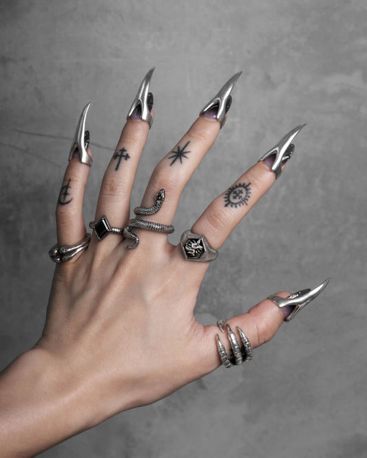 Seeress Nail Ring-Nail Rings- - - Ask & Embla