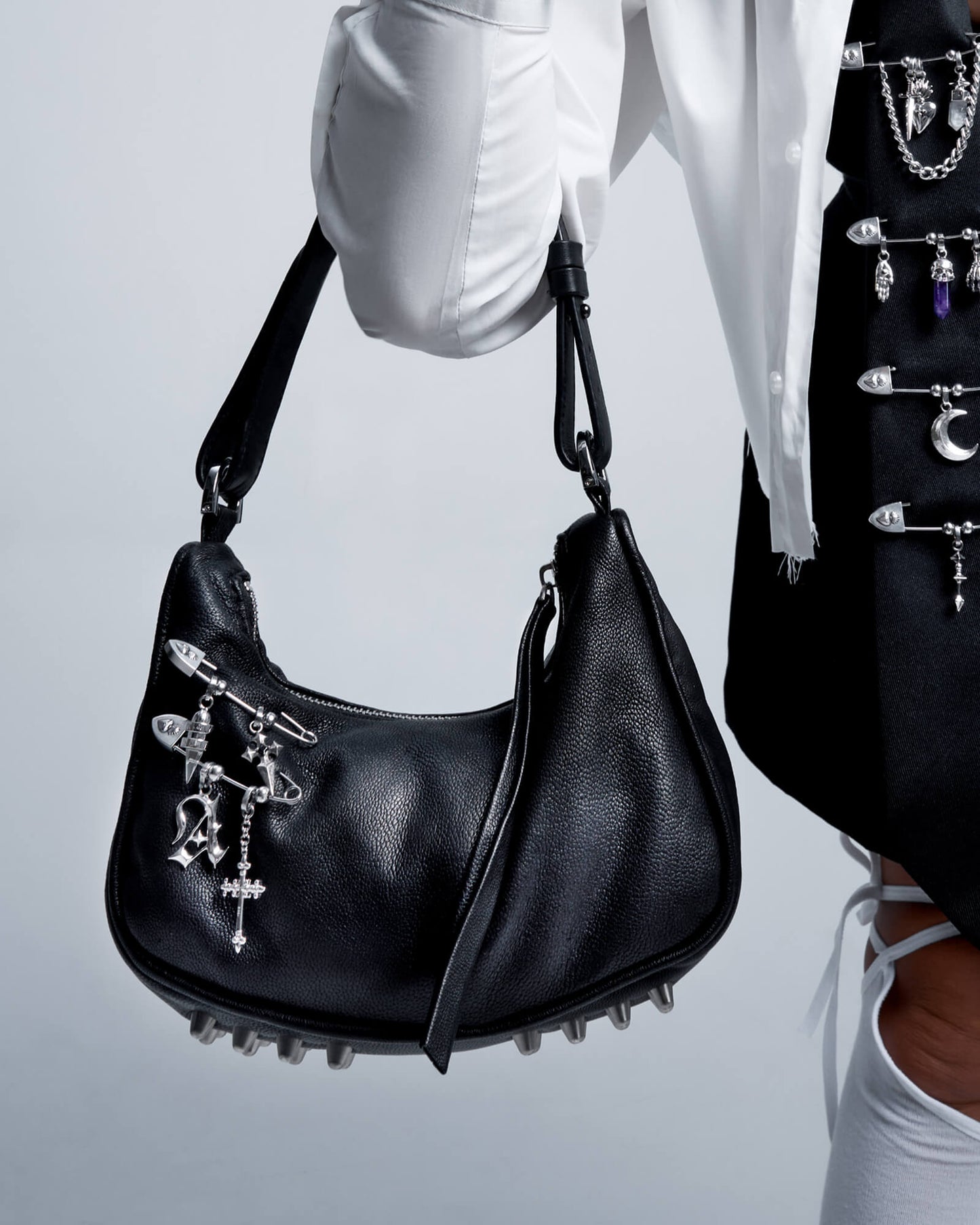 The Sacrament Safety Pin Brooch-Charms- Silver - - Ask & Embla