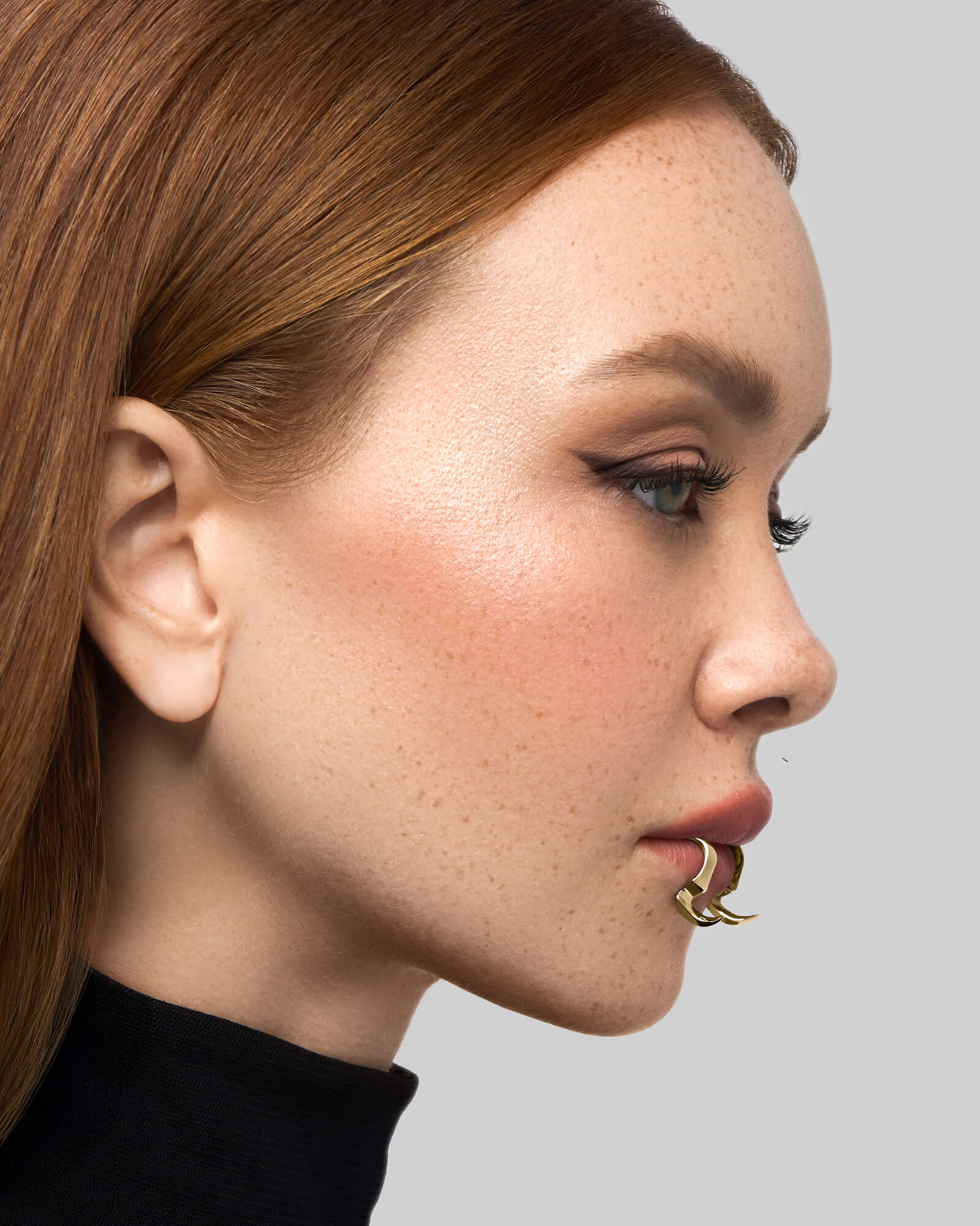 Delirium Lip Cuff-Lip Cuff- Silver - - Ask & Embla