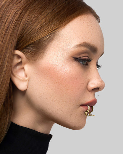 Delirium Lip Cuff-Lip Cuff- Silver - - Ask & Embla