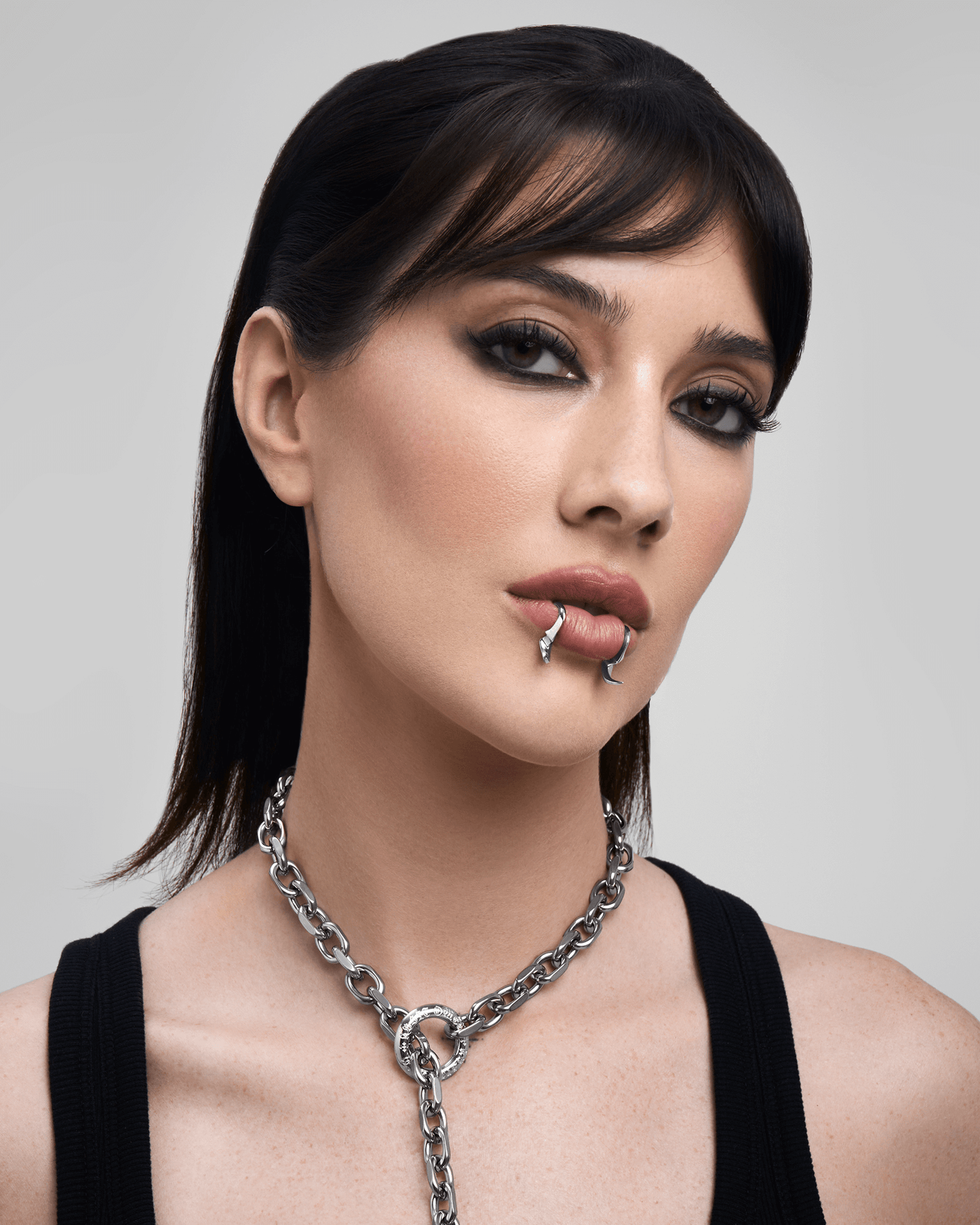 Delirium Lip Cuff-Lip Cuff- Silver - - Ask & Embla