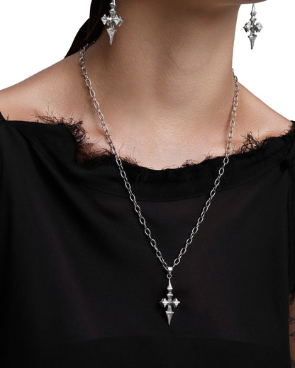 AELEGORIA Necklace-Pendant Necklace- Silver - - Ask & Embla