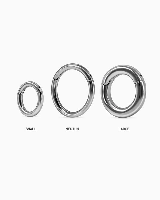 Classic Halo Hangers (Large)-Clicker Hangers- Silver - Large (2g) - Ask & Embla