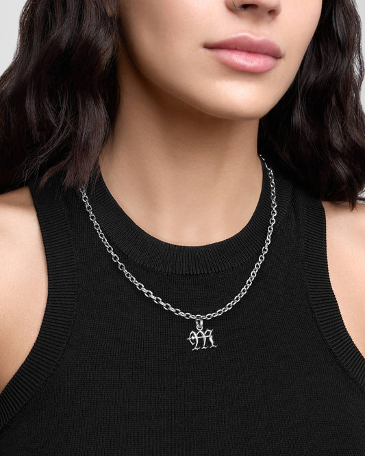 Grid Necklace and Charm Bundle-Necklaces- - - Ask & Embla