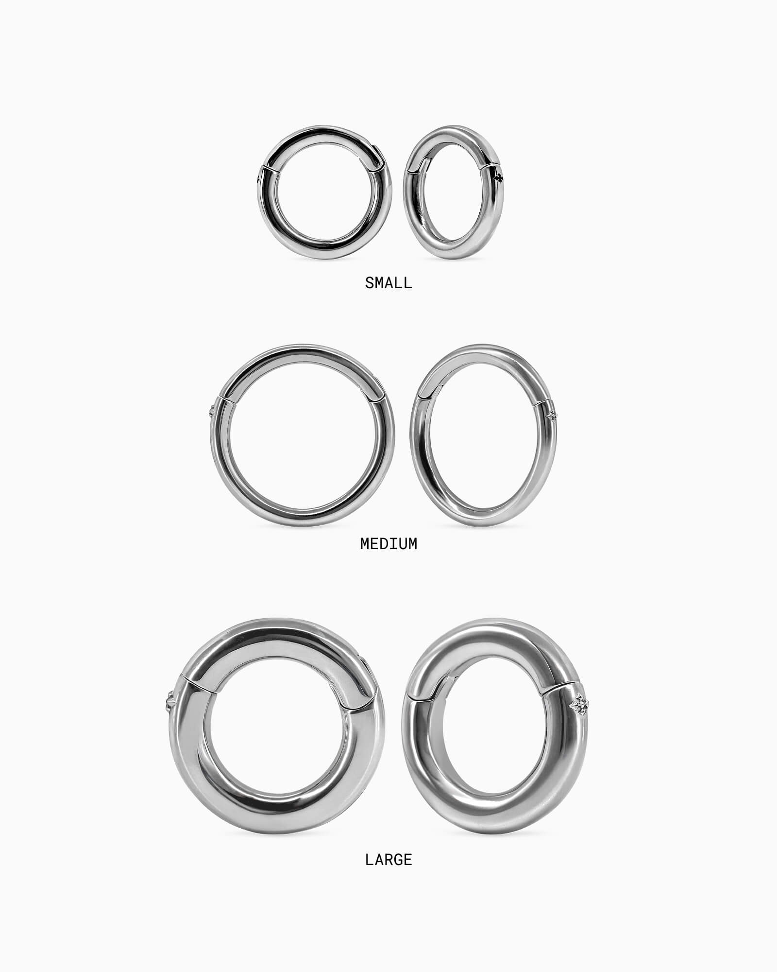 Halo Hangers - Medium-Clicker Hangers- Silver - Medium - Ask & Embla