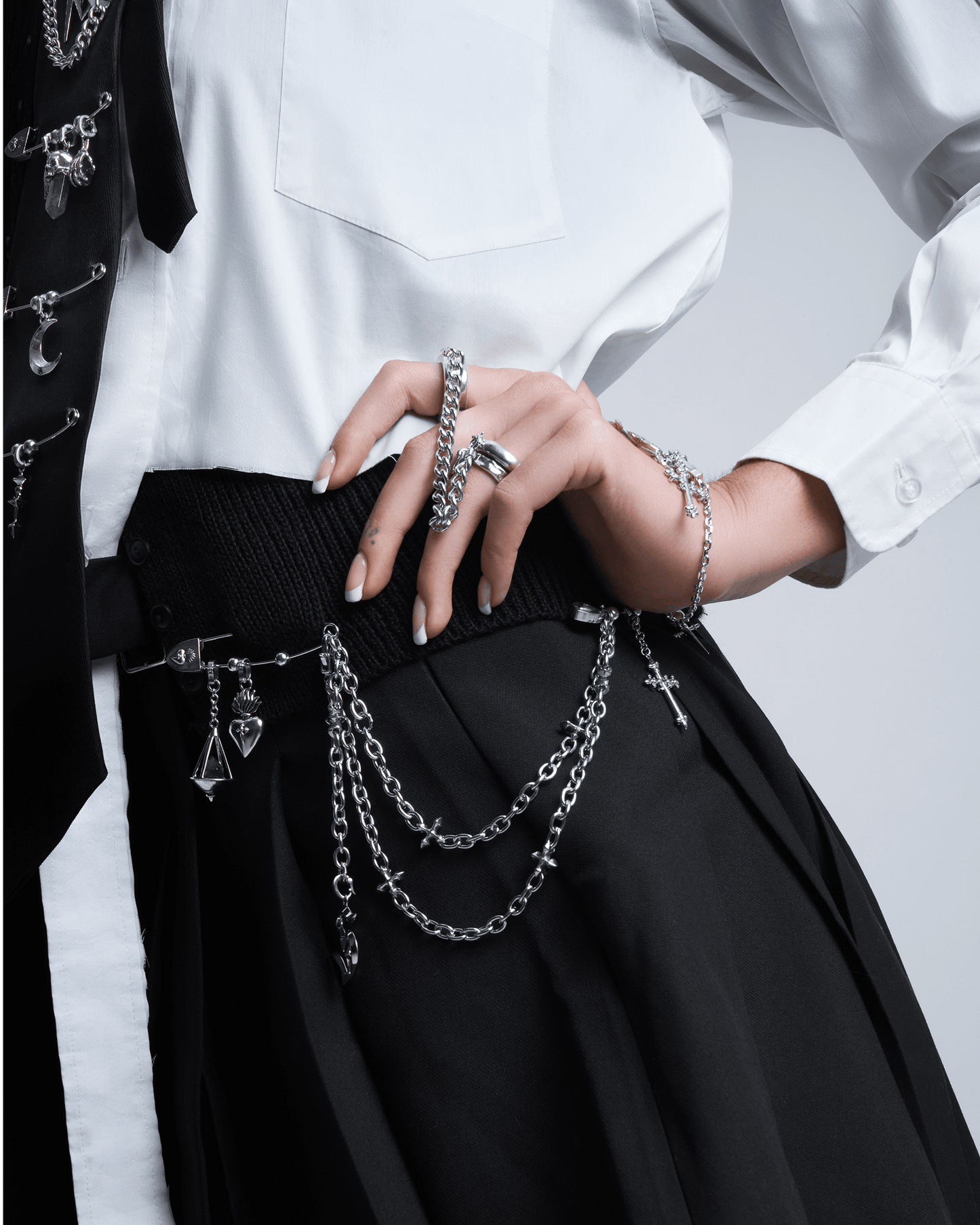 The Sacrament Safety Pin Brooch-Charms- Silver - - Ask & Embla