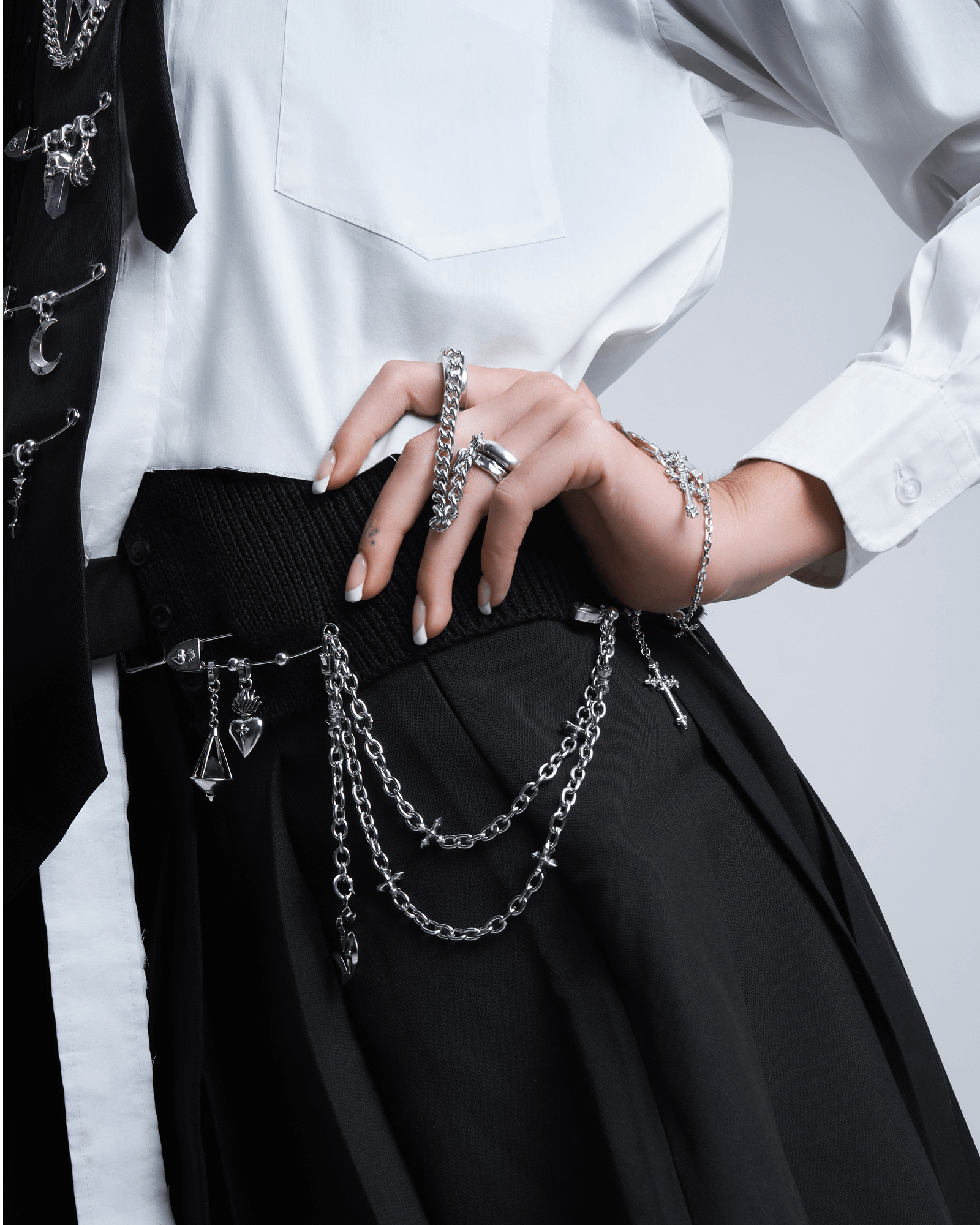 The Sacrament Safety Pin Brooch-Charms- Silver - - Ask & Embla