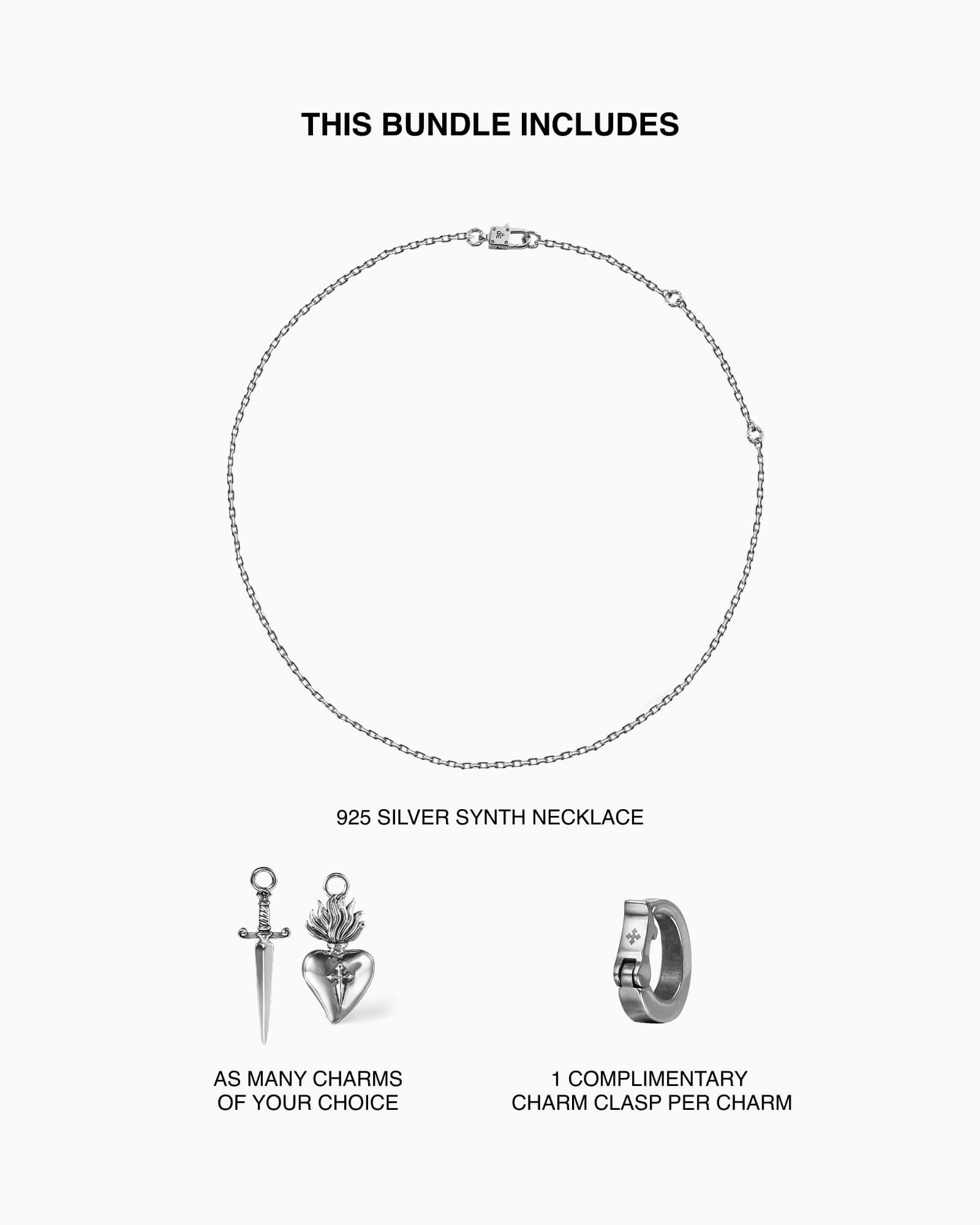 Synth Necklace and Charm Bundle-Necklaces- - - Ask & Embla