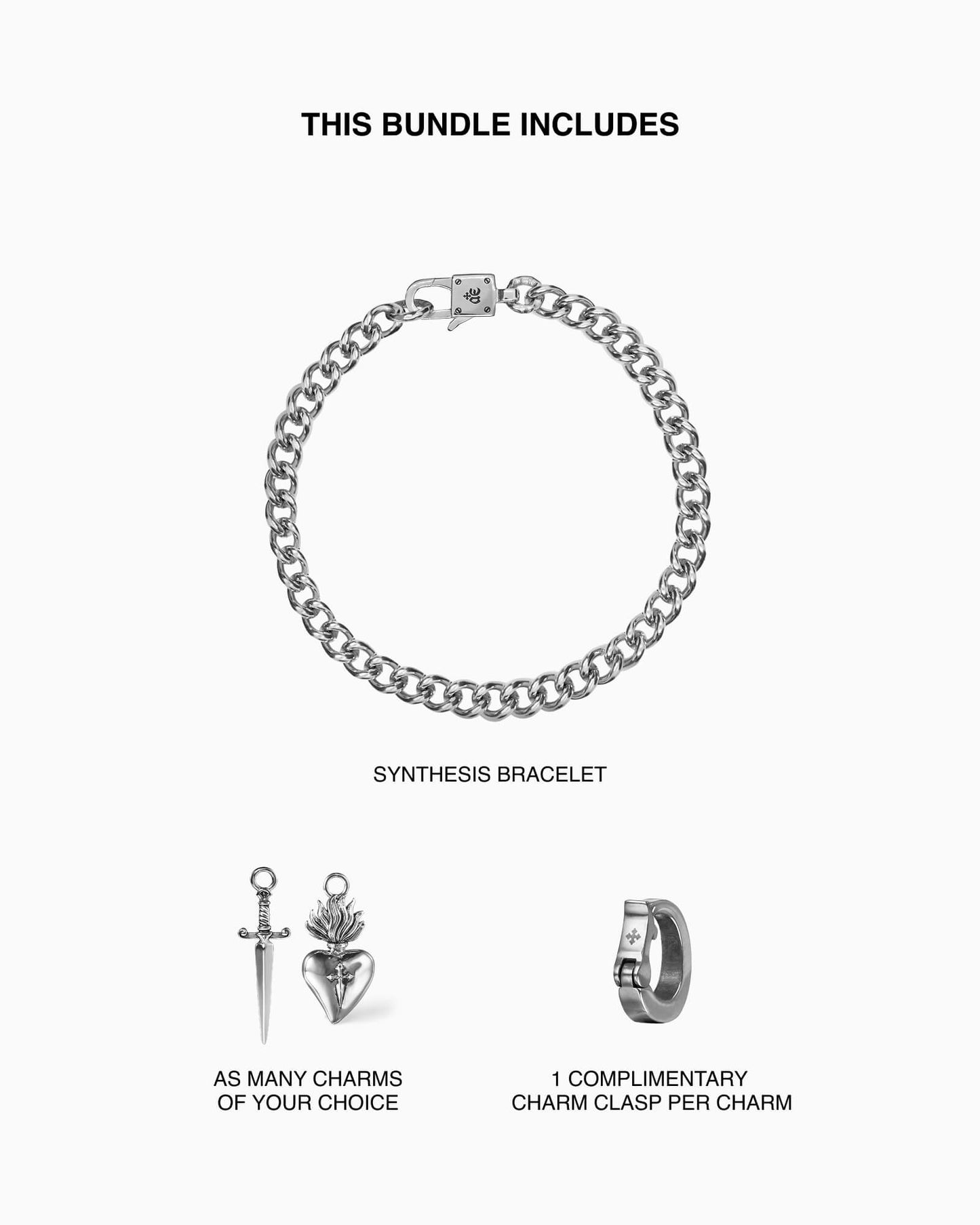 Synthesis Chain Bracelet and Charm Bundle-Necklaces- - - Ask & Embla