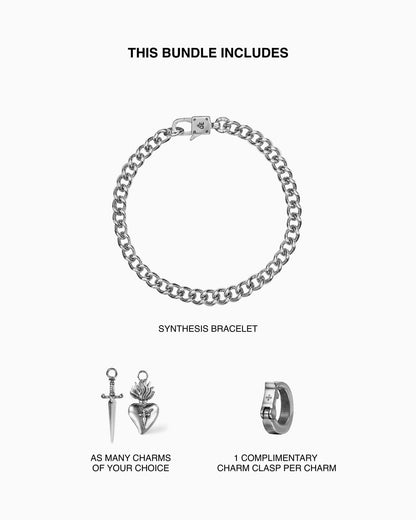 Synthesis Chain Bracelet and Charm Bundle-Necklaces- - - Ask & Embla