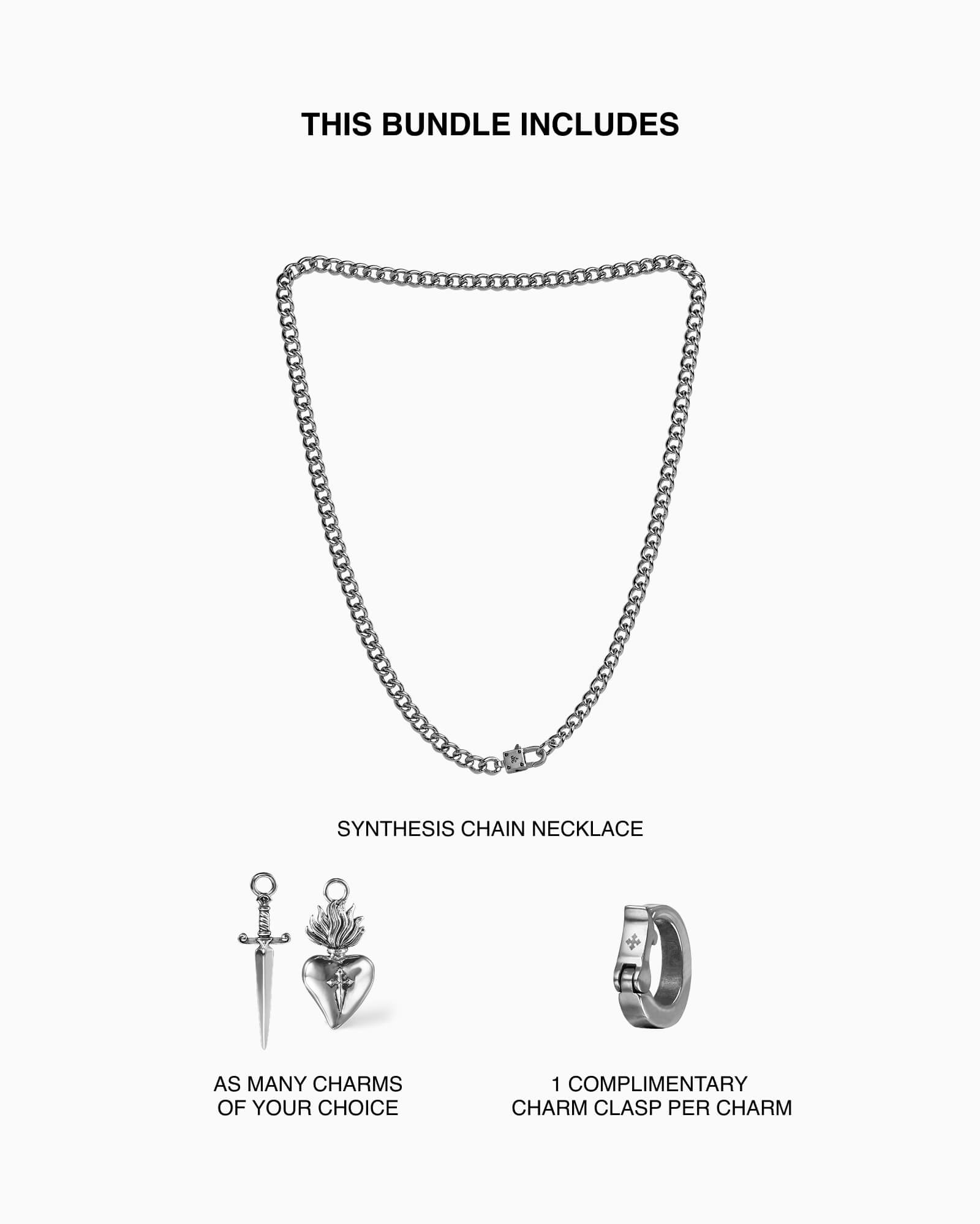 Synthesis Chain Necklace and Charm Bundle-Necklaces- - - Ask & Embla