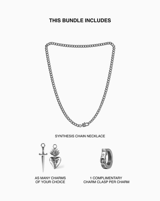 Synthesis Chain Necklace and Charm Bundle-Necklaces- - - Ask & Embla