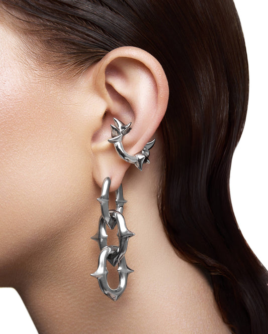 UNHOLY GRAIL Earrings-Ear Dangles- Silver - - Ask & Embla