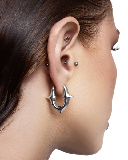 UNHOLY GRAIL Earrings-Ear Dangles- Silver - - Ask & Embla