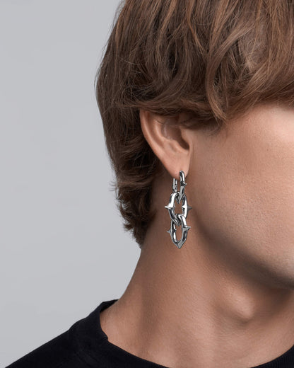 UNHOLY GRAIL Earrings-Ear Dangles- Silver - - Ask & Embla