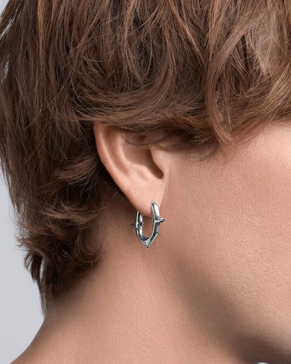 UNHOLY GRAIL Earrings-Ear Dangles- Silver - - Ask & Embla