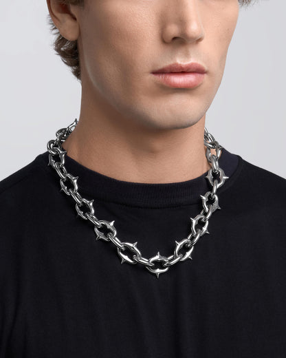 UNHOLY GRAIL Necklace-Chain Necklace- Silver - Medium - Ask & Embla