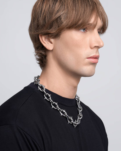 UNHOLY GRAIL Necklace-Chain Necklace- Silver - Medium - Ask & Embla