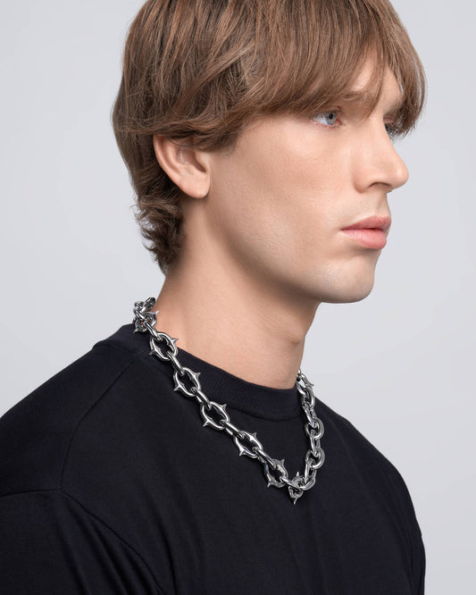 UNHOLY GRAIL Necklace-Chain Necklace- Silver - Medium - Ask & Embla