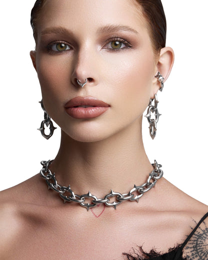 UNHOLY GRAIL Necklace-Chain Necklace- Silver - Medium - Ask & Embla