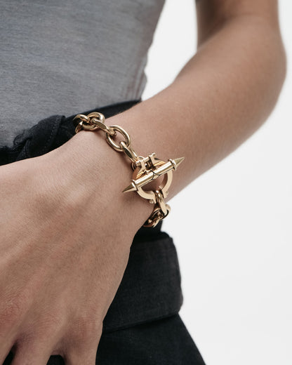 Synesthesia Chain Bracelet-Chain Bracelet- Gold - 19.5 CM - Ask & Embla