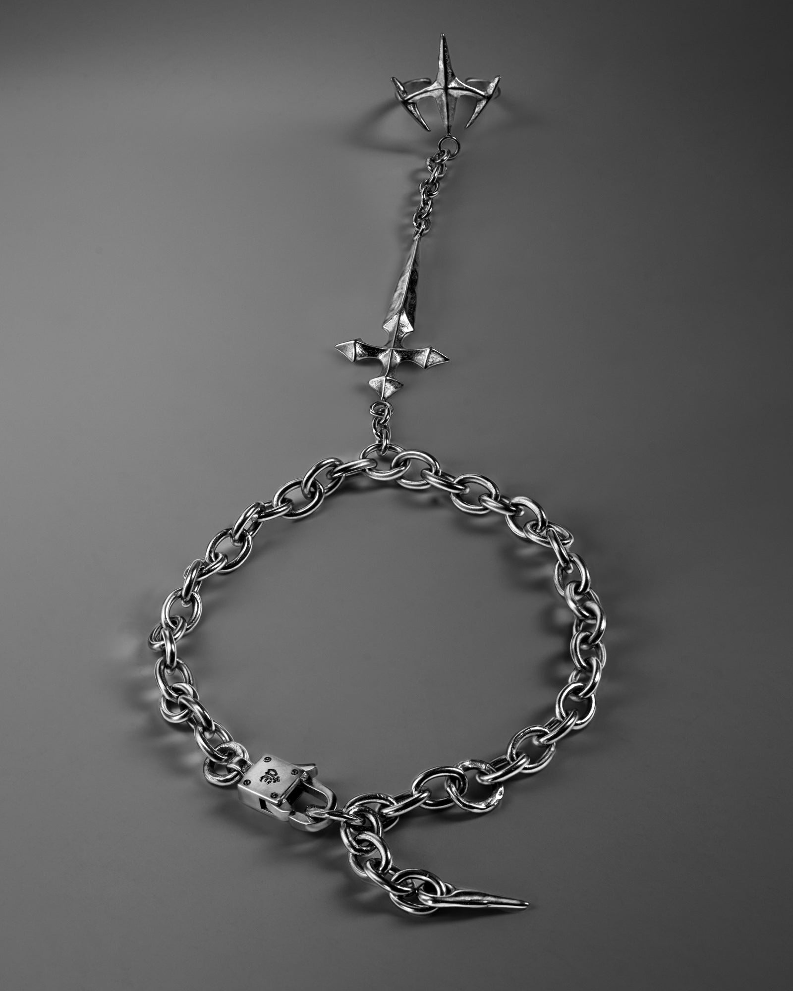 ORIGINAL SIN Hand Chain-Charm Bracelets- Silver - - Ask & Embla