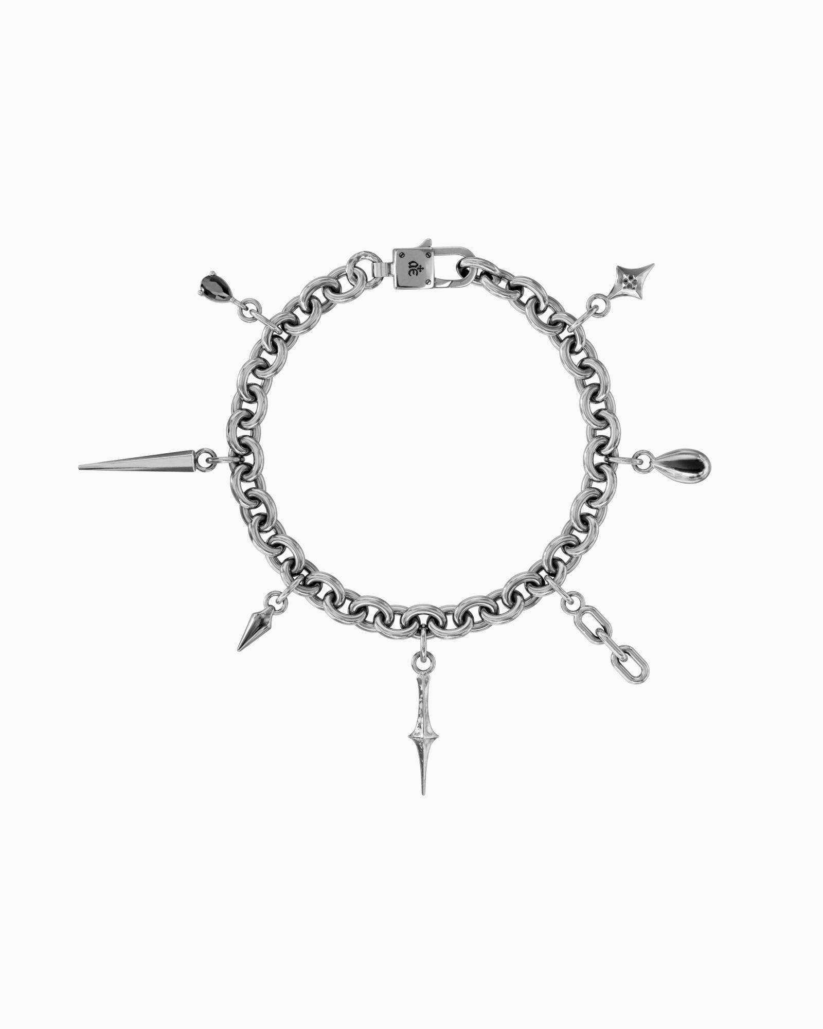 Element charm bracelet-Charm Bracelets- Silver - - Ask & Embla