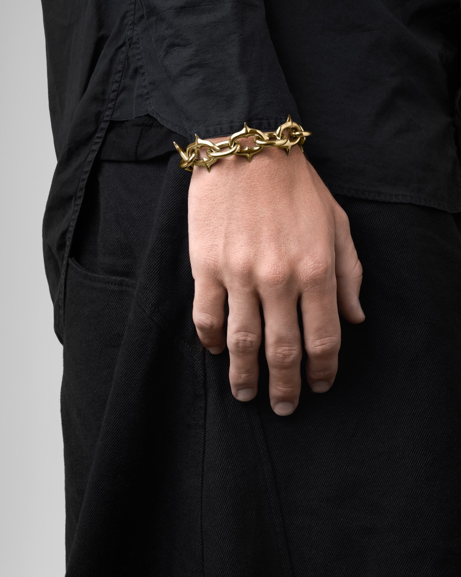 UNHOLY GRAIL Bracelet-Chain Bracelet- Gold - 20 CM - Ask & Embla