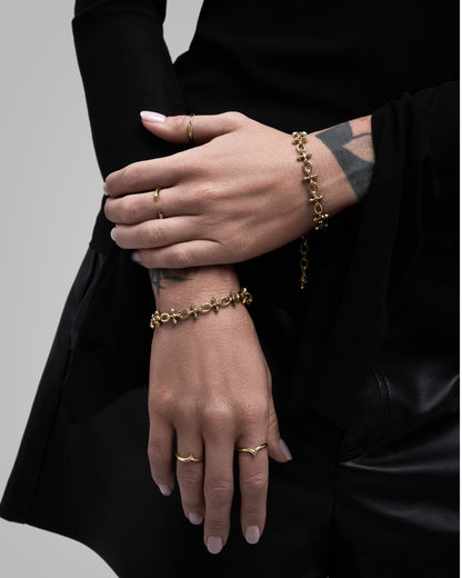 Sigil Bracelet-Chain Bracelet- Silver - 19.5 CM - Ask & Embla