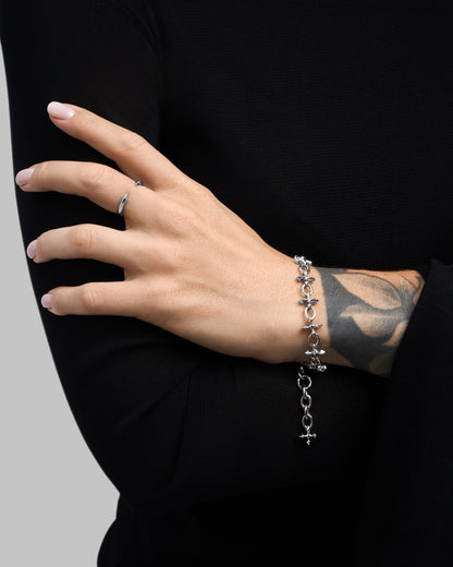 Sigil Bracelet-Chain Bracelet- Silver - 19.5 CM - Ask & Embla