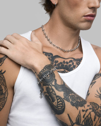 Sigil Bracelet-Chain Bracelet- Silver - 19.5 CM - Ask & Embla