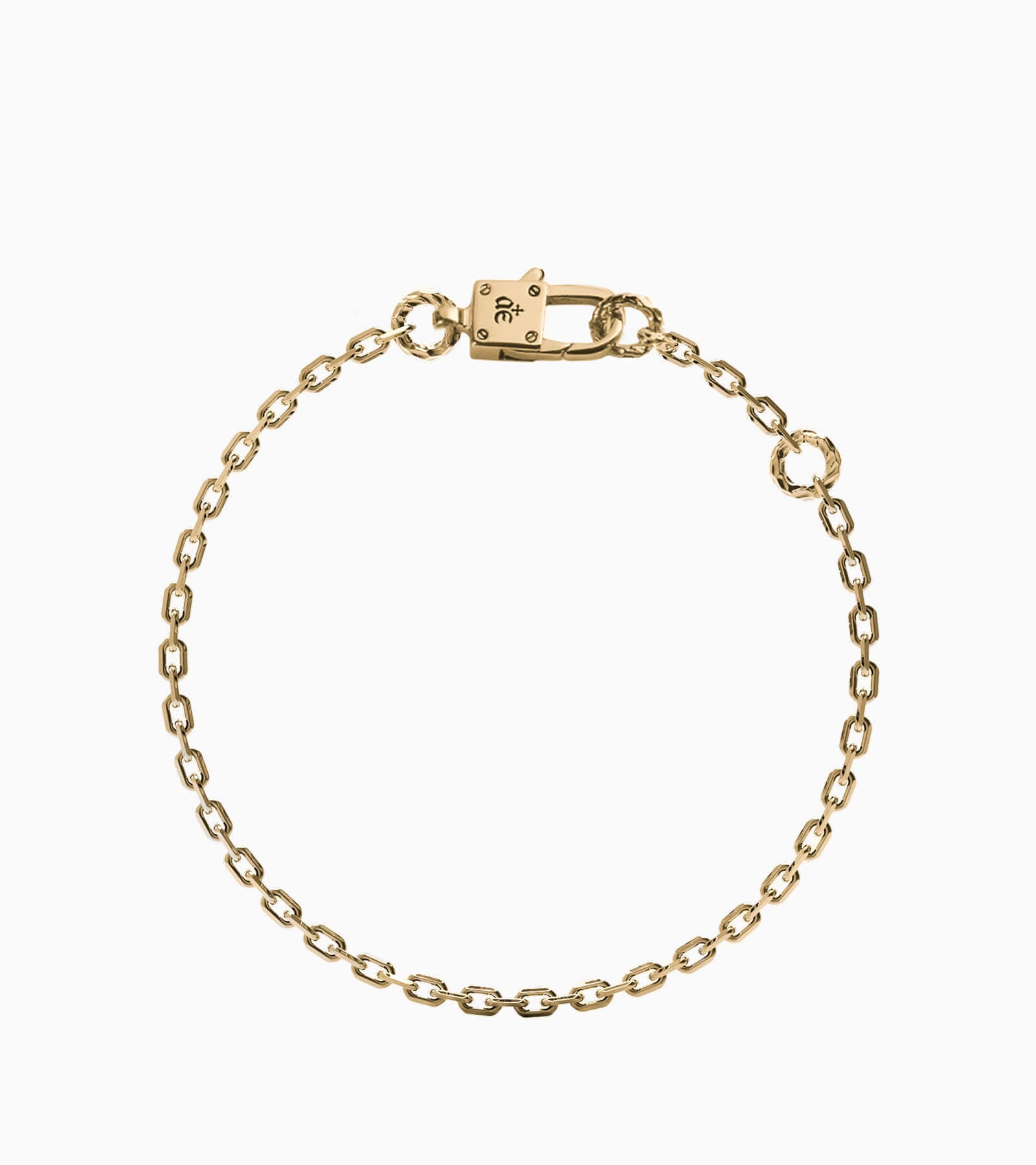 925 Silver Synth Bracelet-Chain Bracelet- Gold - Small - Ask & Embla