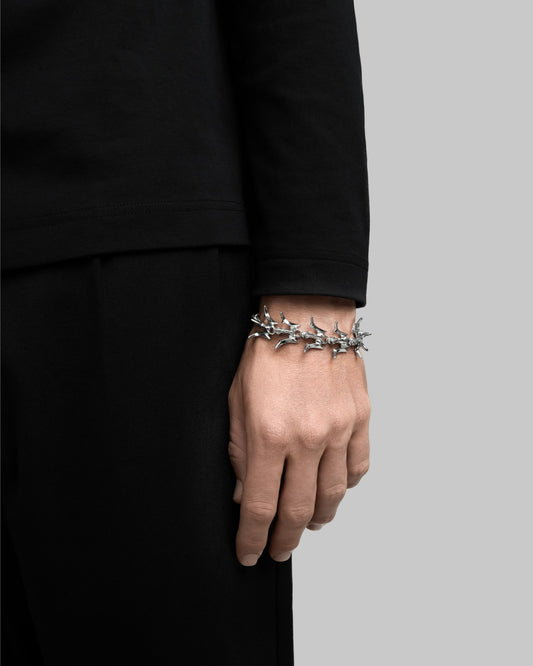 Vertebrae bracelet-Bracelets- Silver - 22 CM - Ask & Embla