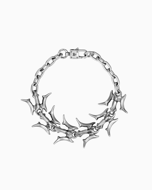 Vertebrae bracelet-Bracelets- Silver - 22 CM - Ask & Embla