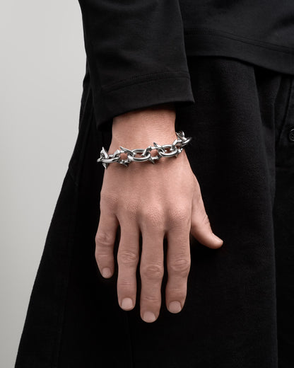Labyrinth bracelet-Chain Bracelets- Silver - 20 CM - Ask & Embla