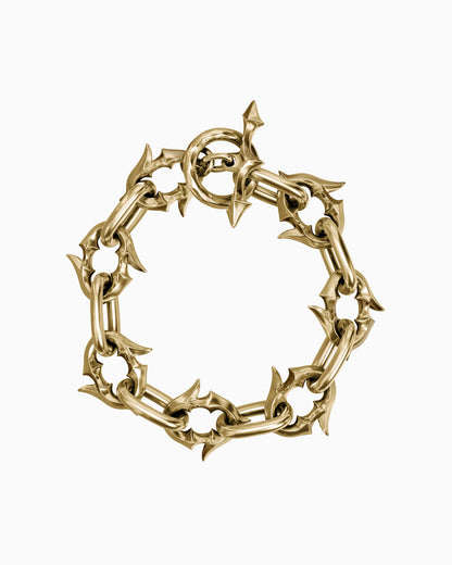 Labyrinth bracelet-Chain Bracelets- Silver - 20 CM - Ask & Embla