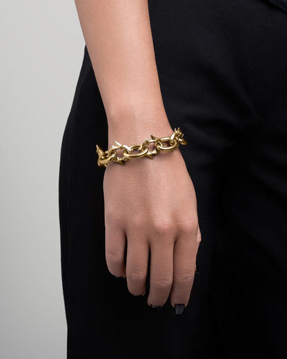 Labyrinth bracelet-Chain Bracelets- Silver - 20 CM - Ask & Embla