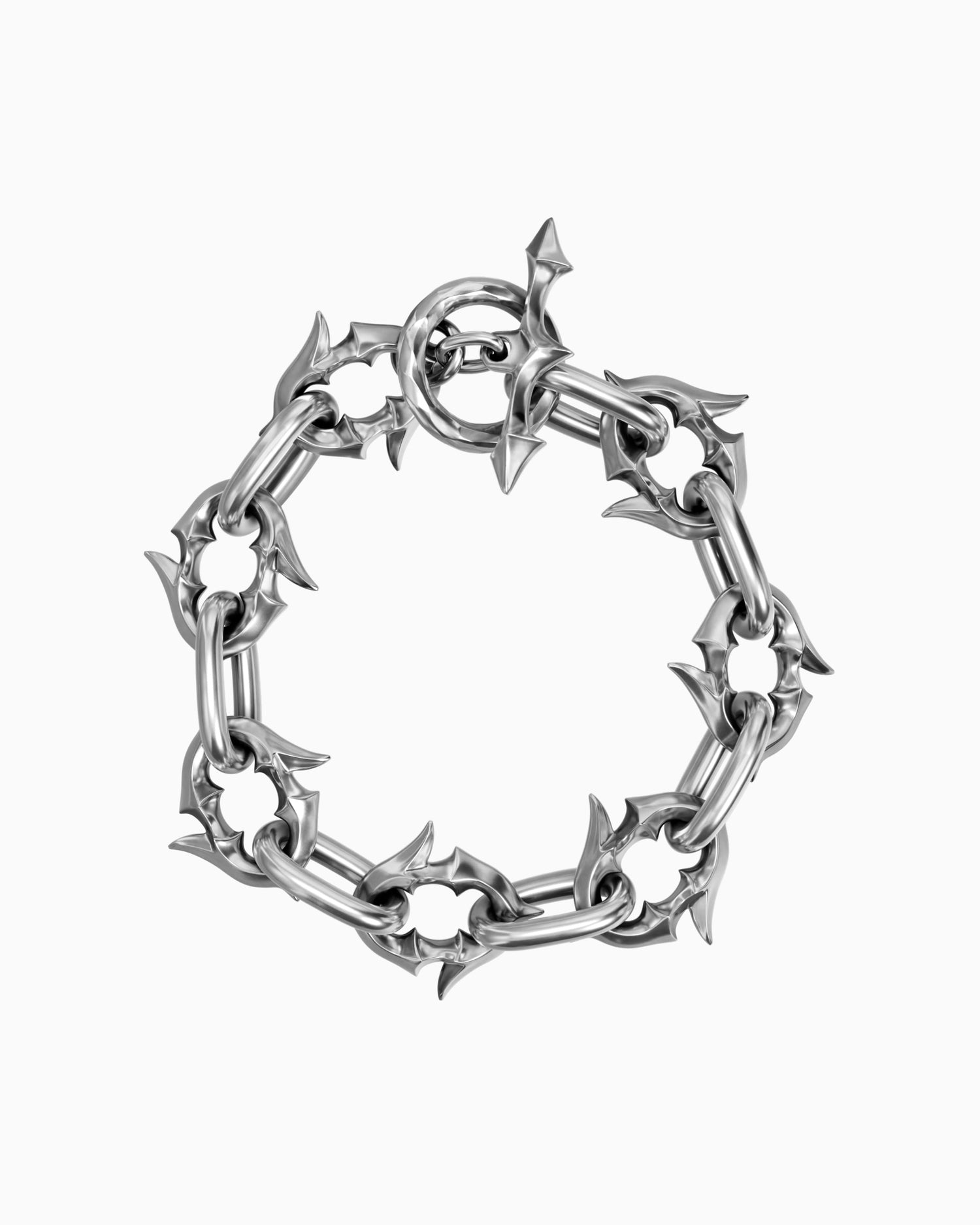 Labyrinth bracelet-Chain Bracelets- Silver - 20 CM - Ask & Embla